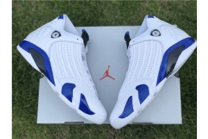 Air Jordan 14 Retro White Hyper Royal