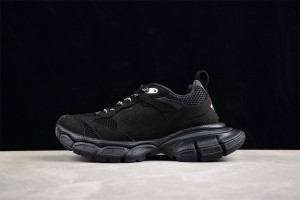 Balenciaga 3XL Sneaker in black mesh and suede-like fabric B3XL-015