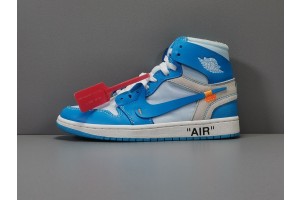 OFF-WHITE x Air Jordan 1 Crossover White Classic Navy (Limited) 