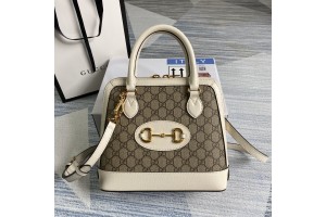 Gucci Horsebit 1955 handle bag - Beige - White  