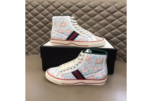 Gucci floral print high top sneakers GG-S031