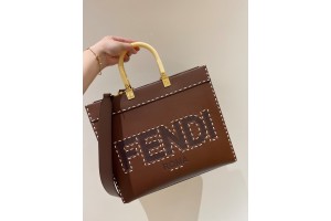 Fendi  Sun Shine Tote Brown 