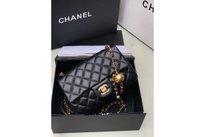 CHANEL 2020 SS Flap Bag Black 