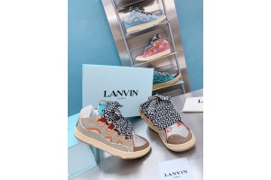 Lanvin Beige Crystal Curb Sneaker - LVCS-057