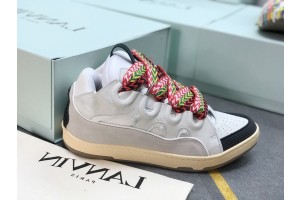 Lanvin Curb Sneaker - White - Grey LVCS-018