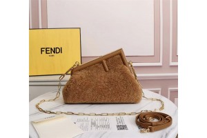 Fendi First Sheepskin Leather Bag (4 colors)