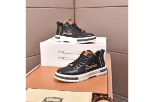 Gucci Yankees Logo Black Shoes