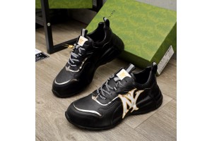 Gucci NY Logo Black Sneaker GGLG-S007