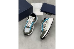 Dior B30 Sneaker Grey - Olive - Blue - White BRB30-010