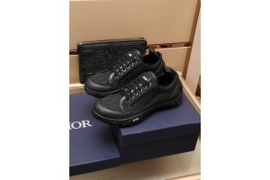 Dior B28 Sneaker Black Dior Oblique Jacquard and Rubber DB28-003