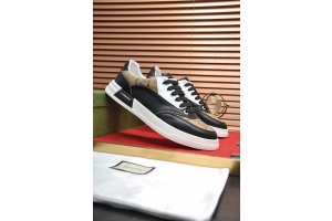 Gucci Black Beige Shoes GG-S053