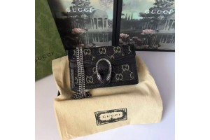 Gucci Dionysus Super Mini Bag - Black 