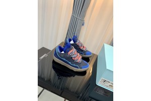 Lanvin Curb Sneaker - Navy Blue LVCS-037