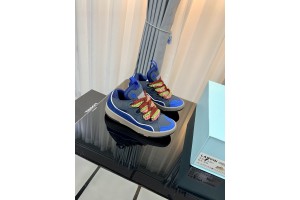 Lanvin Curb Sneaker - Navy Grey Blue LVCS-024