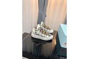 Lanvin Curb Sneaker - White Grey Multicolor LVCS-028