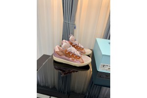 Lanvin Curb Sneaker - Light Pink - Orange  LVCS-007