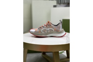 Gucci Run Sneaker in Grey Orange Fabric GCCR-003