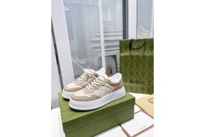 Gucci GG Sneaker In Light Pink - Beige - White 