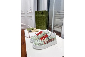 Gucci GG Pattern Sneaker In Green GCGG-004