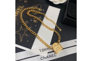 Chanel Pendant Lock Chain Necklace - JWC-002