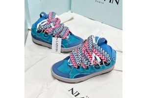 Lanvin Curb Sneaker - Navy Blue LVCS-037