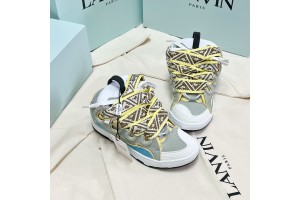 Lanvin Curb Sneaker - Blue Grey Yellow LVCS-027