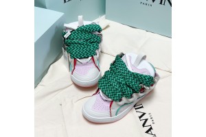 Lanvin Curb Sneaker - Light Grey - Green LVCS-015