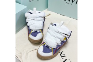 Lanvin Curb Sneaker - Navy - Purple LVCS-023