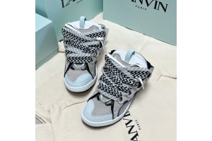 Lanvin Curb Sneaker - Light Grey - Light Blue - Green LVCS-016