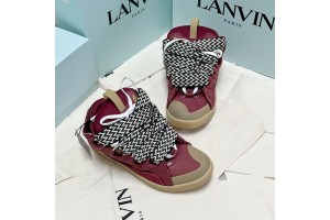 Lanvin Curb Sneaker - Dark Red LVCS-036