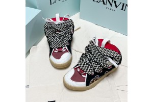 Lanvin Curb Sneaker - Leather Leopard LVCS-030