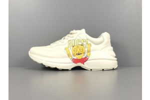 Gucci Rhyton Sneaker White with Logo Tiger GCCRS-001