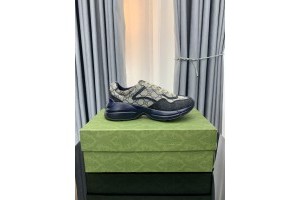 Gucci GG Rhyton Sneaker Grey Navy