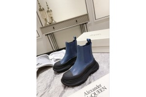 Alexander Mcqueen Chunky Boots - Dark Blue MC-TR16