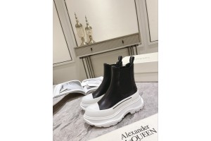 Alexander Mcqueen Chunky Boots -  Black White MC-TR19