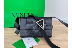 Bottega Veneta cassette mini small shoulder bag - Black 717587-2