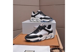 Gucci White Black Men Sneakers 