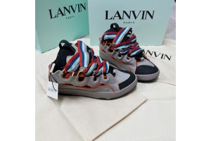 Lanvin Curb Sneaker - Grey Orange Red Blue LVCS-031