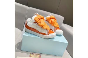 Lanvin Curb Sneaker - White - Orange LVCS-043