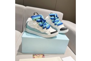 Lanvin Curb Sneaker - White - Blue - Mint LVCS-045