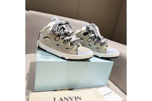 Lanvin Curb Sneaker - Beige - Light Grey - Black - White LVCS-052