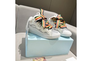 Lanvin Curb Sneaker - White - Multicolor LVCS-055