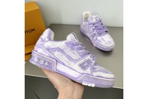 LV Trainer Sneaker - Purple  (2023) - LV-TR011