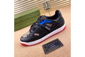 Gucci Basket Low Top Sneaker in Dark Blue Demetra GCB-008