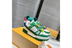  LV Trainer Maxi Sneaker - Green White LV-T0056