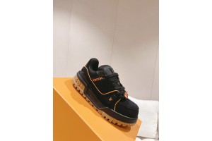 LV Trainer Sneaker - Black Orange (2023) - LV-TR006