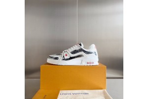LV Trainer Sneaker - White Black (2023) - LV-TR003