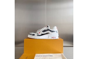 LV Trainer Sneaker - White Black (2023) - LV-TR003