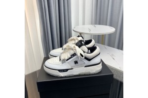 Amiri - MA-2 Leather Sneakers - White - Black AMRMA-005