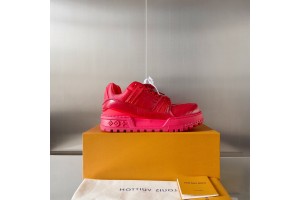 LV Trainer Maxi Sneaker - Red 